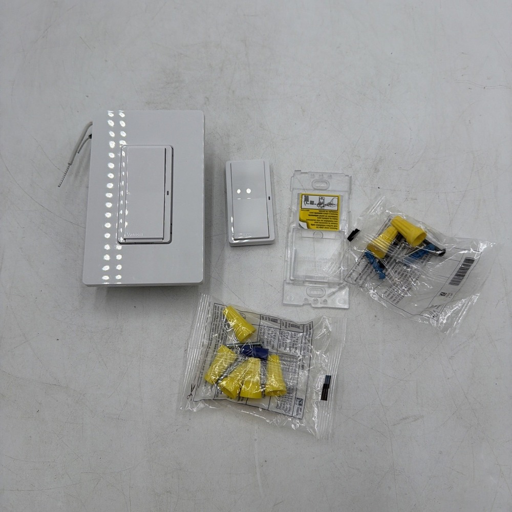 Lutron Diva Smart 150W LED Dimmer Switch White DVRF-PKG1D-WH-R Open Box